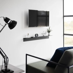 Fekete fém fali polc 90 cm – YAMAZAKI