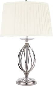Elstead Lighting AEGEAN AG-TL-POL-NICKEL Asztali lámpa 1x60W/E27