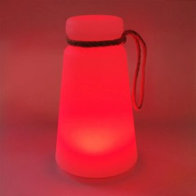 Fehér-barna LED asztali lámpa (magasság 20 cm) Bruno – Fischer &amp; Honsel