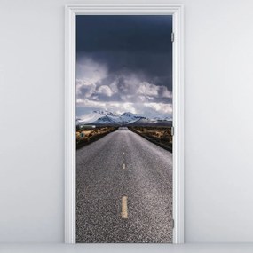 Fotótapéta ajtóra - Út a sivatagban (95x205cm)
