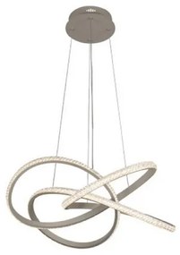 LED fényerőszabályozható, kábelen függesztett csillár LED/95W/230V 3000-6500K átm. 57 cm + távirányító