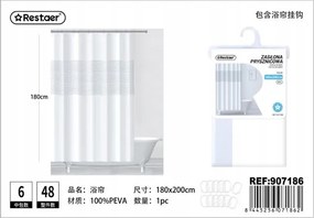 Elegáns Zuhanyfüggöny 180x200cm
