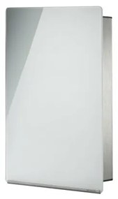 Velio kulcstartó szekrény üvegmágneses ajtóval S fehér