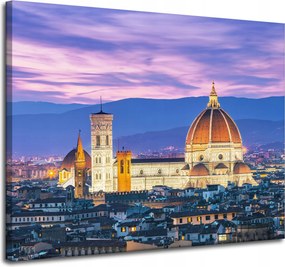 Vászonkép Építészet Firenze Éjszaka 100X80