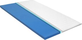 vidaXL viszkoelasztikus memóriahabos matractakaró 80 x 200 x 6 cm