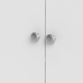 Fehér ruhásszekrény 150x199 cm Madrid – Tvilum