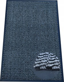 Lábtörlő Bemeneti Oslo 90x150cm Gumi Textil Univerzális Szürke