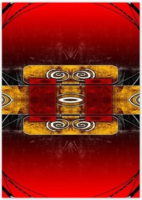 Poszterek A4 Pion Kör alakú fantázia