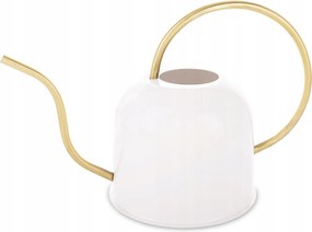 Fém öntözőkanna fehér arany glamour retro dekoráció modern