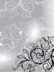 Flizelin fotótapéta Monokróm elegancia dísz 206x275 +ragasztó