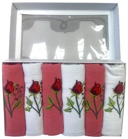 Konyharuhák Rose 40x60cm 6 db TiaHome