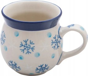 Cseh Bögre Hordó 220 ml Ceramika Artystyczna Boleszláv 2764 Hópehely