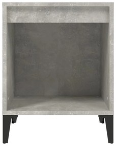 Betonszürke éjjeliszekrény 40x35x50 cm