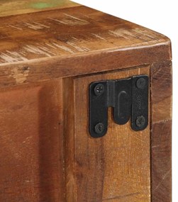 tömör újrahasznosított falra szerelhető TV-szekrény 80x30x19 cm