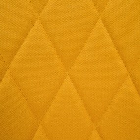 Irodai szék, szövet sárga/fehér, SANTY