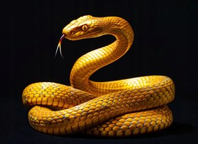 Poszter 55x40cm Aranykígyó