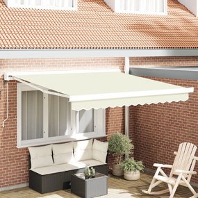 Automatikus Behúzható Napellenző Krém 300x250 cm