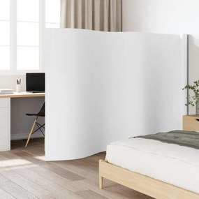 Fehér bambusz térelválasztó szélessége 600 cm magassága 165 cm