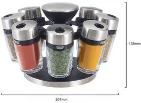Cole&Mason - MASTER 9 részes forgatható fűszertartó állvány