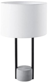 Fehér fém asztali lámpa 60 cm REMUS Beliani
