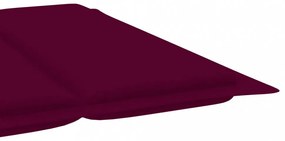 bordó oxford szövet napozóágy párna 186 x 58 x 3 cm