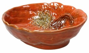 Tálalótálca, Tognana, Zucca, 22 x 24 cm, porcelán, narancs