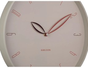 Karlsson 6012WG design falióra bézs, 40 cm átmérővel