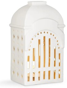 Urbania Lighthouse Tivoli fehér kerámia gyertyatartó - Kähler Design