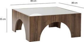 Seine - Transparent, Walnut