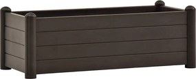 vidaXL kávészínű kerti PP magaságyás 100 x 43 x 35 cm