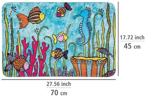 Textil fürdőszobai kilépő 45x70 cm Rollin'Art Ocean Life – Wenko
