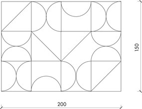 Bézs-krémszínű takaró 150x200 cm Tul – noo.ma