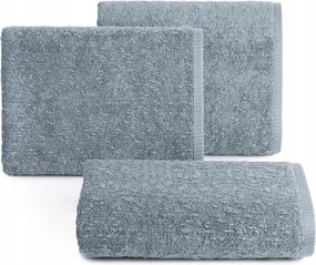 Törölköző 50x90 kék frottír, boucle hatású