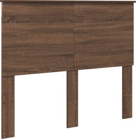 vidaXL Fejtámla Barna Tölgy 120 cm Faanyag