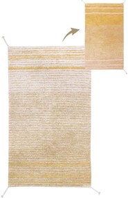 Okkersárga pamut szőnyeg 80x140 cm Twin Amber – Lorena Canals