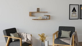 Fali polc Eldo - Walnut