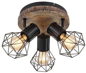 Globo 54017W-3 - Spotlámpa PRISKA 3xE27/60W/230V