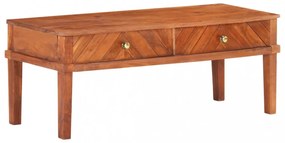 tömör akácfa TV-szekrény 110 x 40 x 41 cm