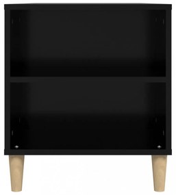 fekete szerelt fa TV-szekrény 102x44,5x50 cm