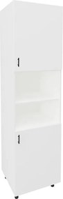 Benita 2 ajtós Magas konyhaszekrény Fehér 60x57x210 cm N