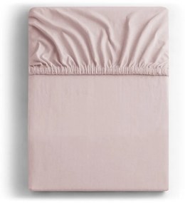 Amber Collection világoslila gumis lepedő, 120-140 x 200 cm - DecoKing