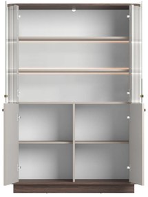 Vesper vitrin - kasmír / dió / arany fogantyúk