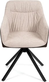 Avenberg LARO Étkezőszék szett - 2db, forgó, bézs-barna