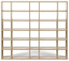 Pombal világosbarna könyvespolc, magasság 224 cm - TemaHome