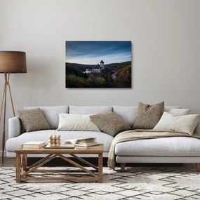 Karlstejn képe (üvegen) (70x50 cm)