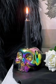Gyertyatartó Killstar Rainbow Skulls