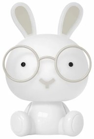 LED RGBW dimmelhető gyerek éjjeli lámpa 2,5W/230V fehér nyuszi