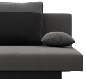 Sony kanapé, szövet anyag, bonell töltet, szürke - fekete