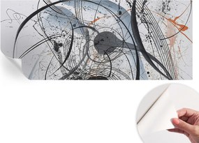 Öntapadós tapéta 3D fali furnér kifejező absztrakt 250x104 cm