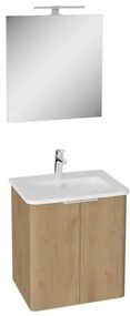 Fürdőszoba szett mosdóval VitrA Mia 56,5x62,5x44,5 cm aranytölgy MIASETPR60D